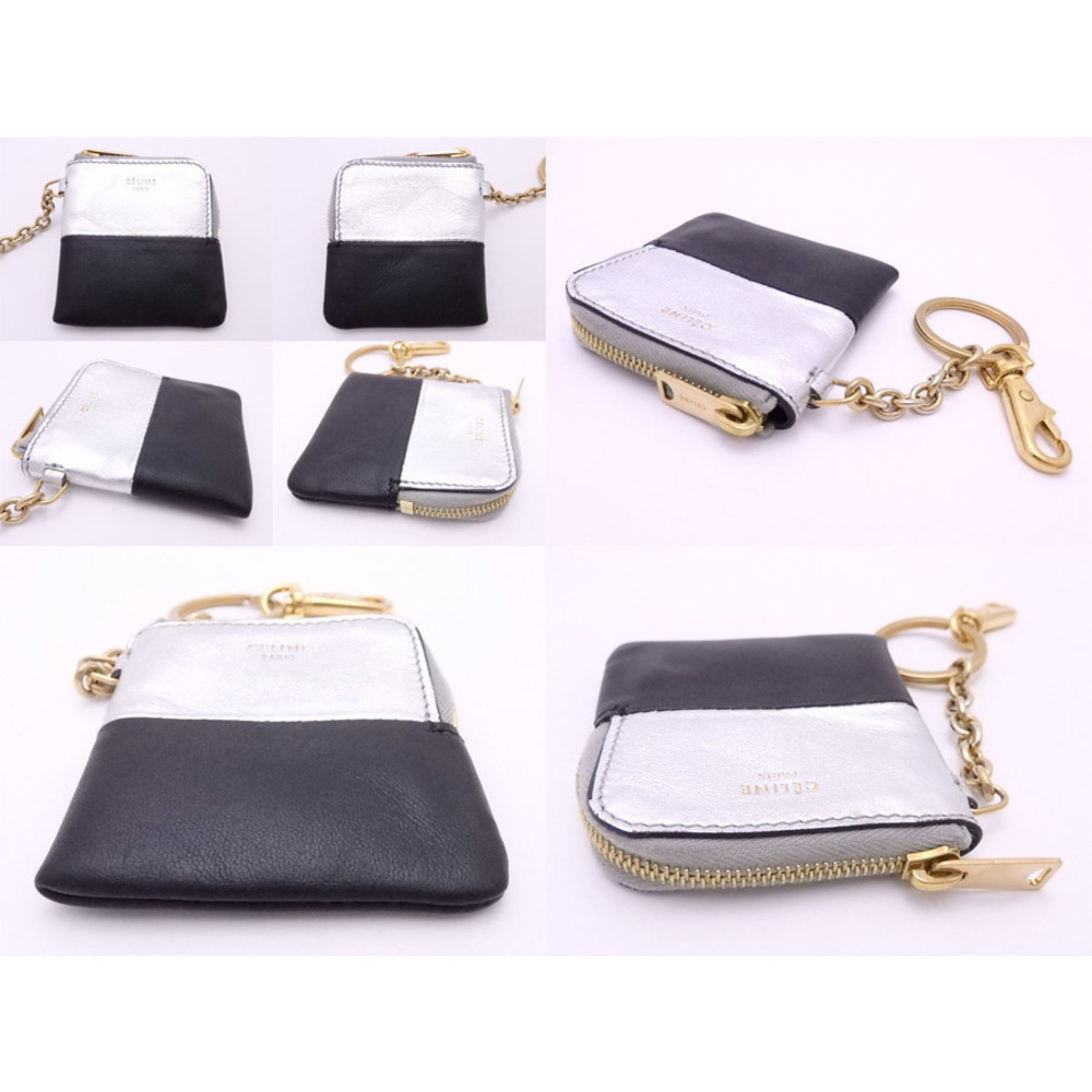 Celine Macadam Leather Multi Case Bicolor Black - image 2